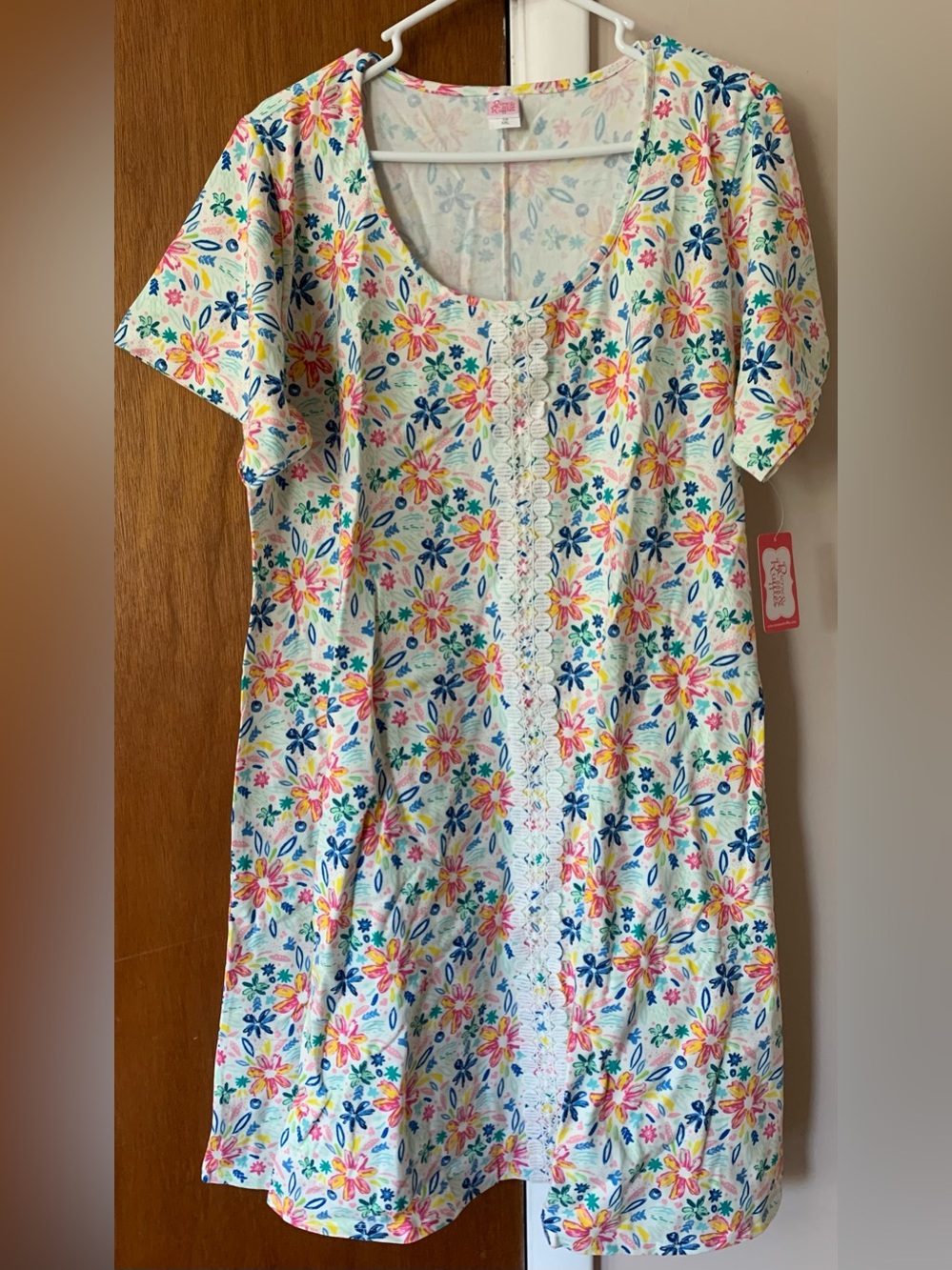 NWT Womens Ricrac & Ruffles Hello Sunshine Dress Size XXL